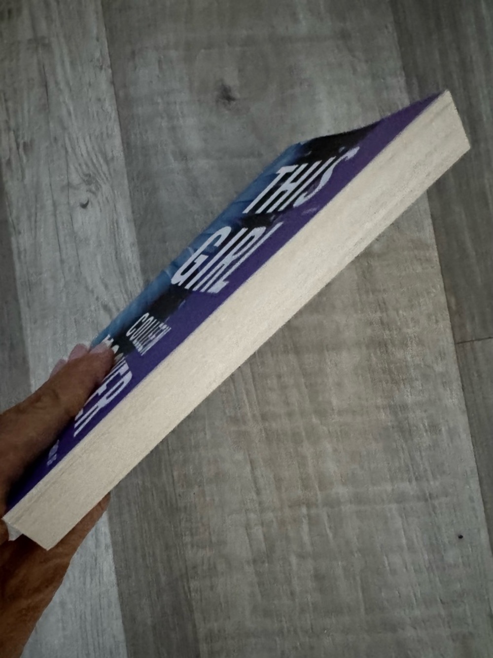 This Girl by Colleen Hoover - Purple & Blue Paperback - Picture 3 of 3
